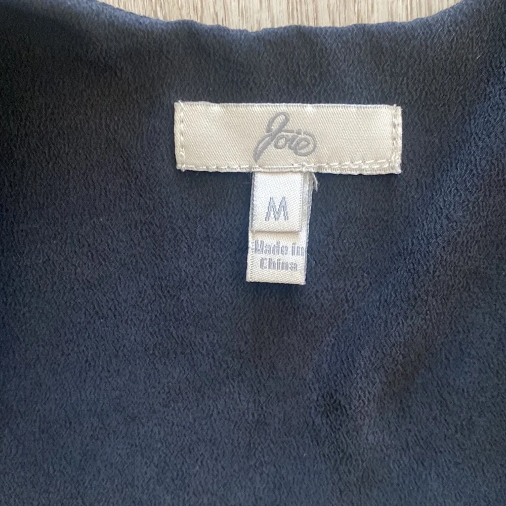 ❌SOLD❌ Joie dress shirt size Medium color black with white stripes - Picture 4 of 8